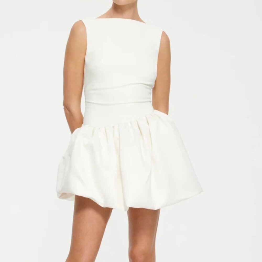 Effie Kats Keke Mini Dress Ivory